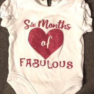 6 Months onesie